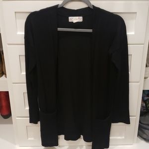 Open front sweater xs